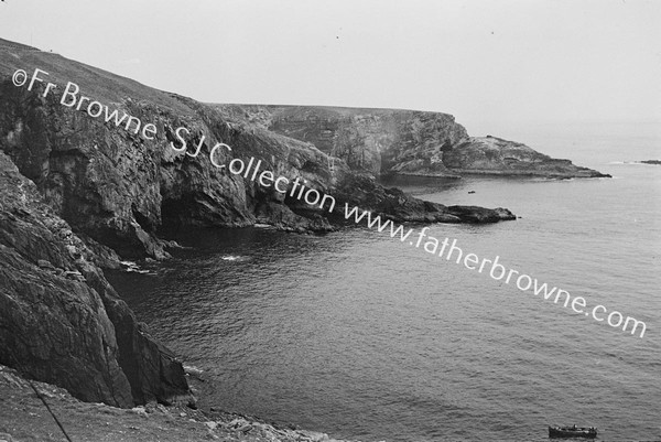 MIZEN HEAD CLIFFS BROW HEAD FROM THE MIZEN